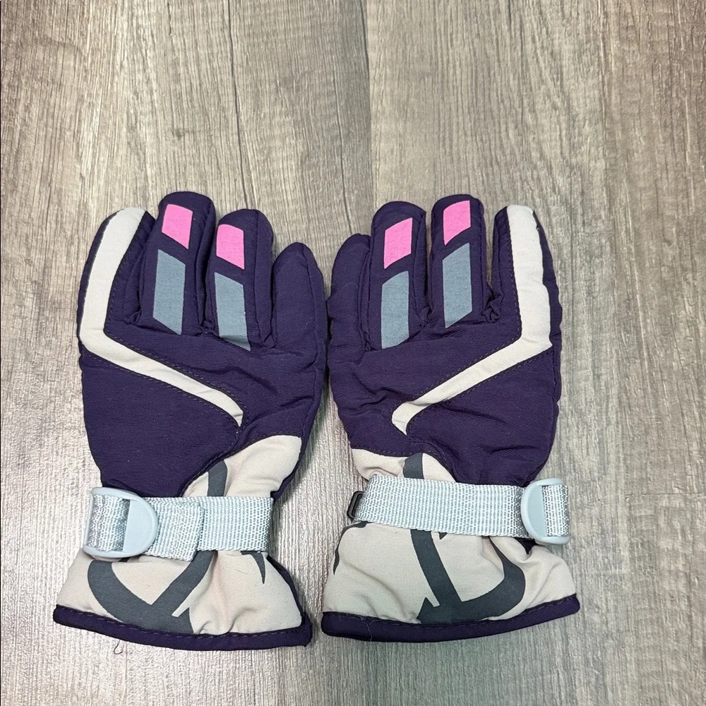 YR.Lover Children Ski‎ Gloves Winter Warm Outdoor Riding Thickening Gloves(2-4Y)
